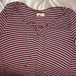striped hollister long sleeve